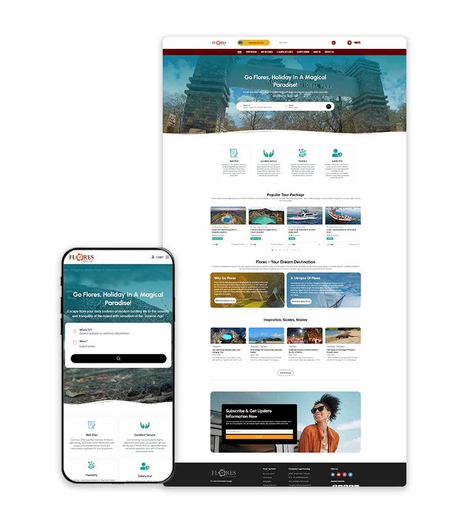 Flores Tourism travel platform