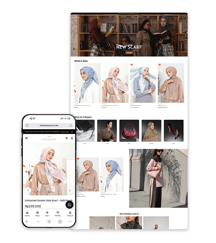 Moikana Scarf product catalog