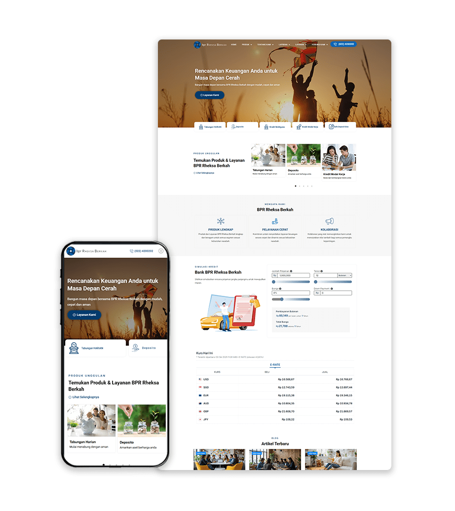 Rheksa Berkah services site